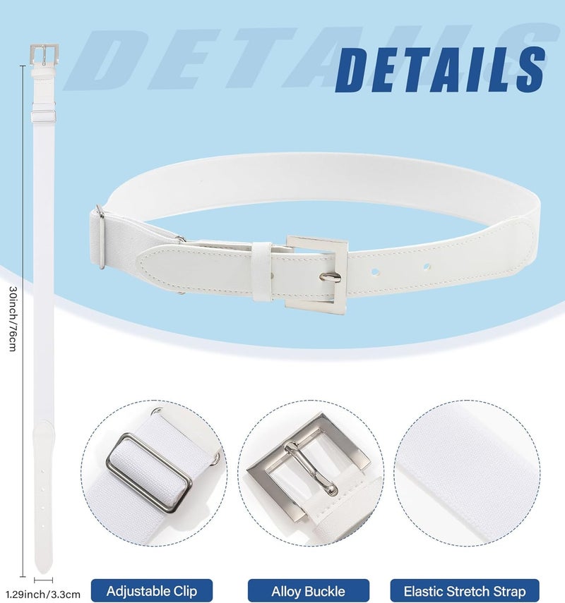 Kajeer Kid Belts for Boy Baseball Belt Softball Adjustable Fastpitch Belt Elastic Metal Buckle Youth Belt for Boys Girls - Image 5